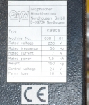 GMN- KB 60 S Grapischer Bookbinder