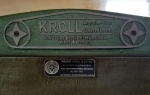 Kroll Electrical Creasing Machine
