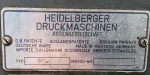 Masina de tipar Offset Heidelberg GTO 46+