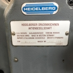 Masina de tipar offset plan Heidelberg GTOF P 52