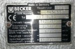 Pompa vid-compresor Becker