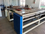 Automatic mechanical feeder with cutting and creasing machine